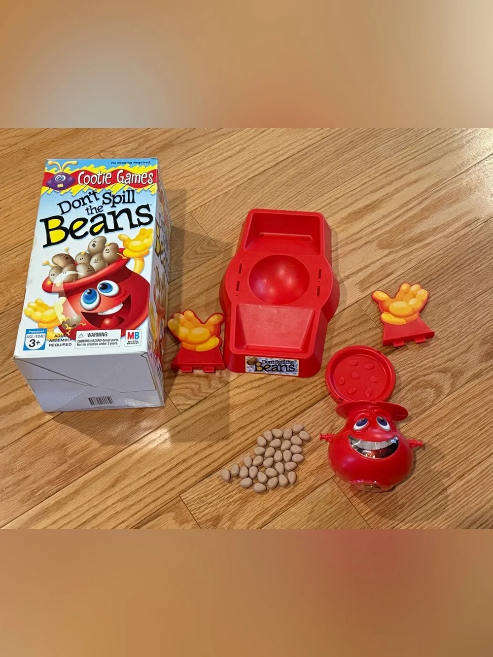 Cootie Games vintage 1999 Don’t spill the beans complete game set